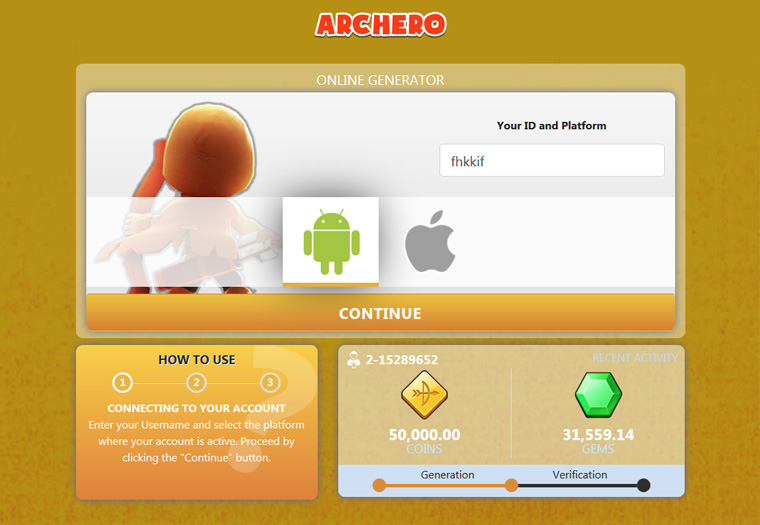 Archero Hack Generator Free Gems and Coins